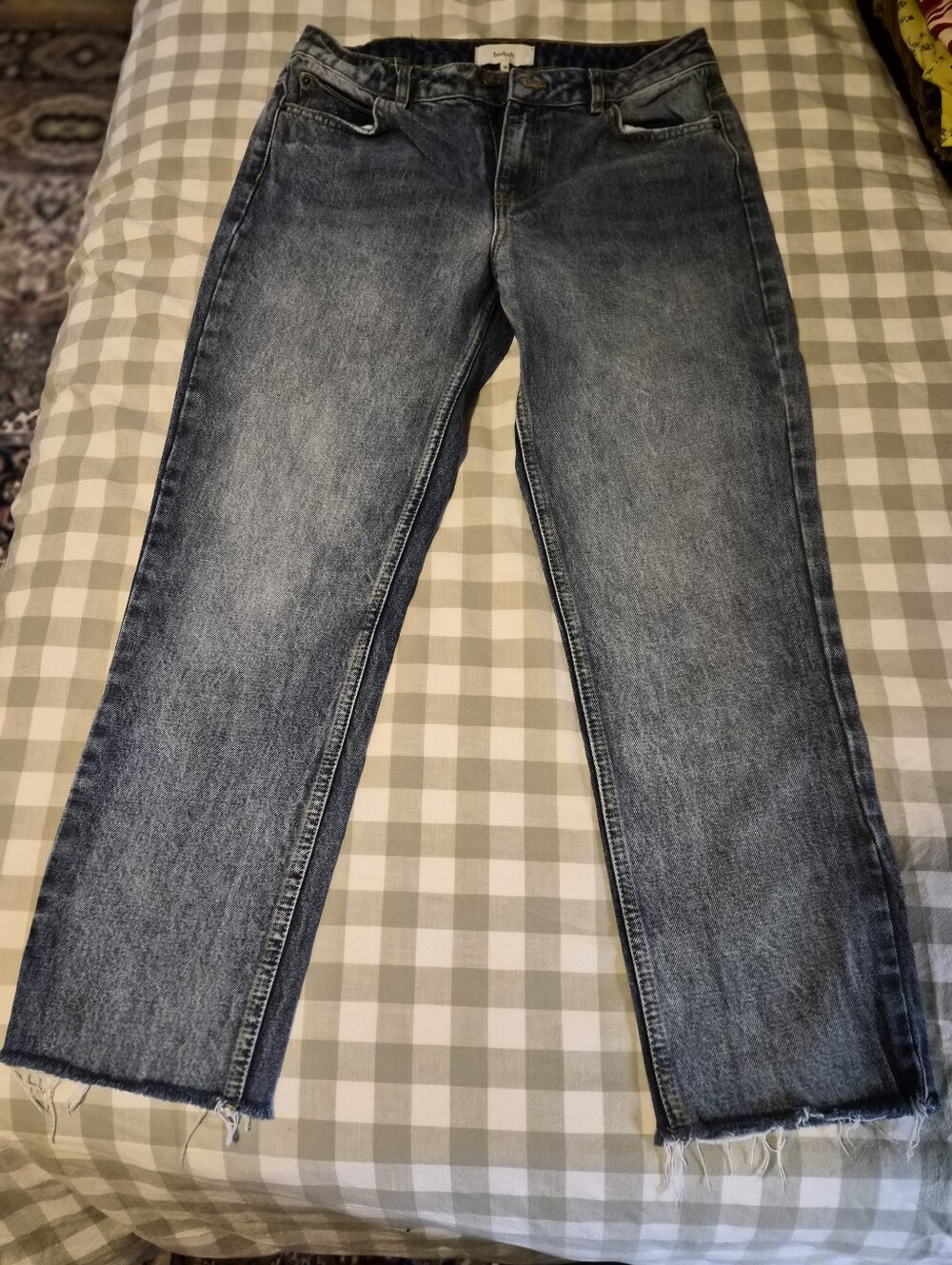 Classic Women's Blue Denim Jeans Boyfriend Style